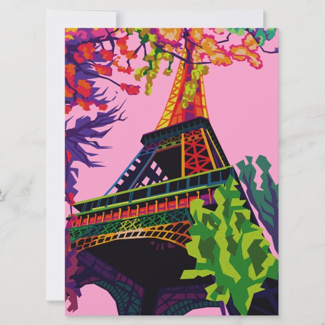 エッフェルカラフルタワーお祝い (正面)