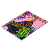 エッフェルカラフルタワーお祝い ノートブック (左側)