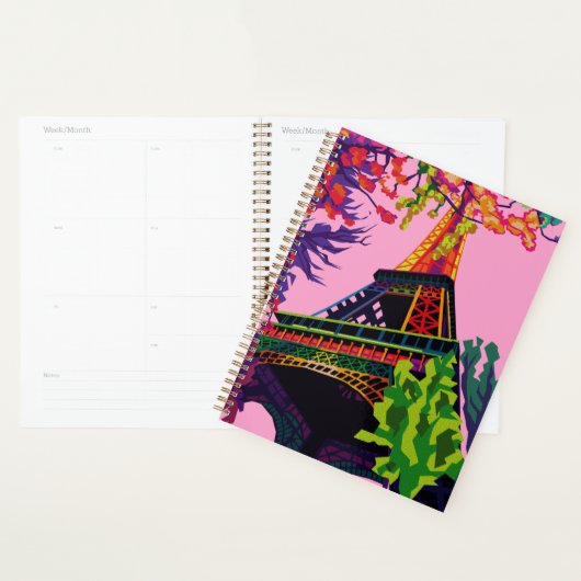 エッフェルカラフルタワーお祝い プランナー手帳 (ディスプレー)