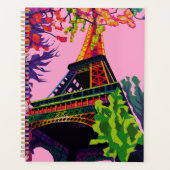 エッフェルカラフルタワーお祝い プランナー手帳 (正面)