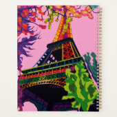 エッフェルカラフルタワーお祝い プランナー手帳 (裏面)