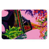 エッフェルカラフルタワーお祝い マグネット (横)