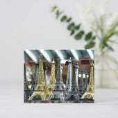 エッフェルタワーお土産 ポストカード (スタンド正面)