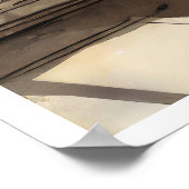 エッフェルタワーから窓ポスター ポスター (角)