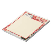 エッフェルタワーとアジサイ ノートパッド (回転)