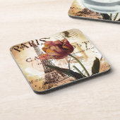 エッフェルタワーとチューリップ コースター (左側)