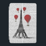 エッフェルタワーと赤い熱気球 iPad MINIカバー<br><div class="desc">交通と旅行</div>