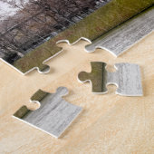 エッフェルタワーと霧の日のBir-hakeim橋 ジグソーパズル (側面)