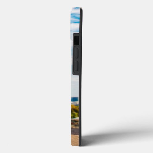 エッフェルタワーにブリージーチーズが入ったワインのグラス Case-Mate iPhoneケース (裏面 / 左)