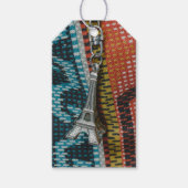 エッフェルタワーのキーチェーン ギフトタグ (正面)