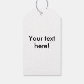 エッフェルタワーのキーチェーン ギフトタグ (裏面)