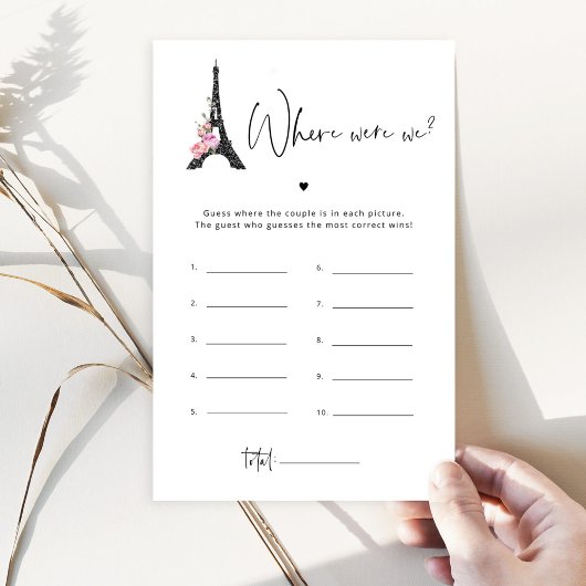 エッフェルタワーのミニマリストどこ我々ブライダルゲーム