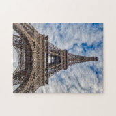 エッフェルタワーのワイドショット – パリ,フランス ジグソーパズル (横)