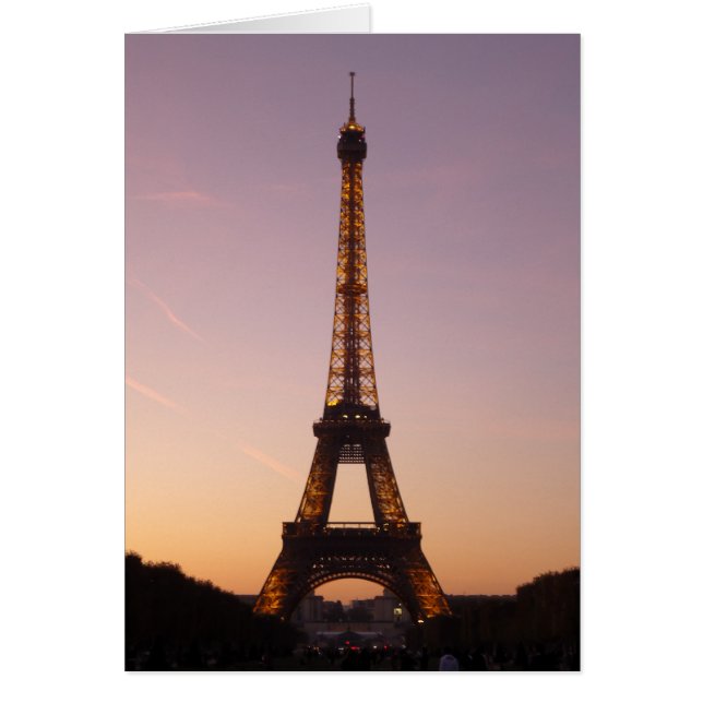 エッフェルタワーの夕日 (正面)