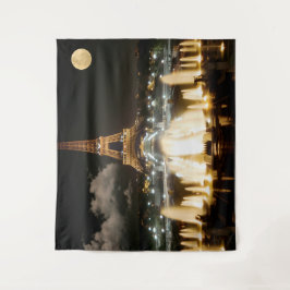 エッフェルタワーの夜。 タペストリー