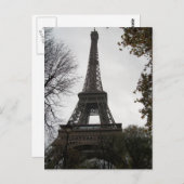 エッフェルタワーはがき ポストカード (正面/裏面)