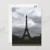 エッフェルタワーはがき ポストカード (正面/裏面)