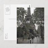 エッフェルタワーはがき ポストカード (正面/裏面)
