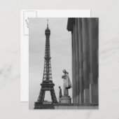 エッフェルタワーは19世紀の鉄格子 ポストカード (正面/裏面)