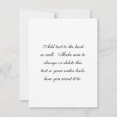 エッフェルタワーアットナイト 招待状 (裏面)