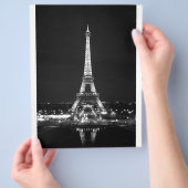 エッフェルタワーアットナイト – B/W チラシ (手)