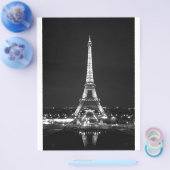 エッフェルタワーアットナイト – B/W チラシ (シングル)