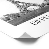 エッフェルタワーアーチフォトプリント ポスター (角)