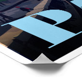 エッフェルタワーアートヴィンテージパリタワーフランスのギフト ポスター (角)