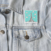 エッフェルタワーイラストレーションボタン 缶バッジ (インサイチュ)