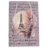 エッフェルタワーイン春抱き枕 ミディアムペーパーバッグ (正面)