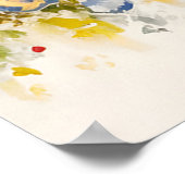 エッフェルタワーウォーターカラードリーム ポスター (角)