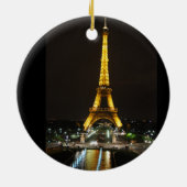 エッフェルタワーオーナメント セラミックオーナメント (裏面)