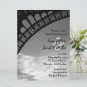 エッフェルタワーカップルシャワー招待状 招待状 (スタンド正面)