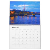 エッフェルタワーカレンダー カレンダー (3月 2027)