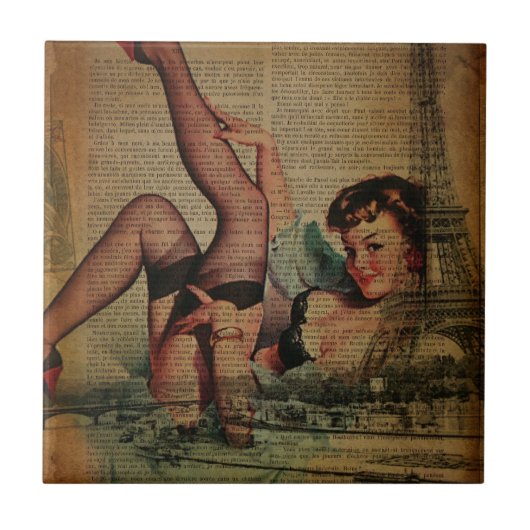 エッフェルタワーガーリーパリファッショニスタス タイル (正面)