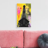 エッフェルタワーキャンバスプリント キャンバスプリント (インサイチュ (リビング))
