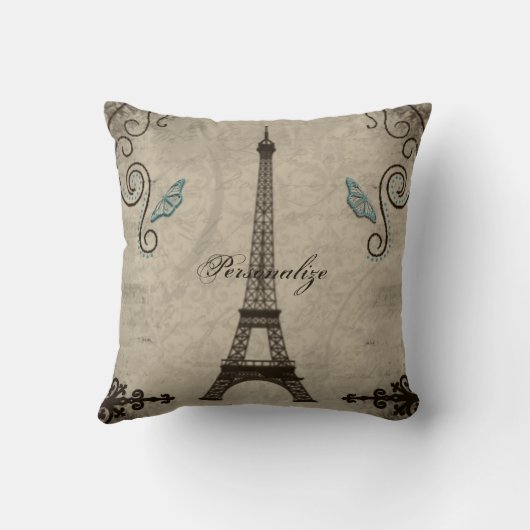 エッフェルタワーグランジアメリカンMoJo枕 クッション (裏面)