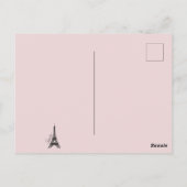 エッフェルタワーコラージュ ポストカード (裏面)