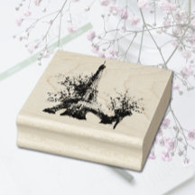 エッフェルタワーゴムスタンプ