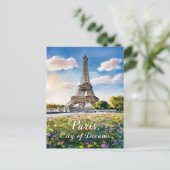 エッフェルタワーサンライズインパリ ポストカード (スタンド正面)