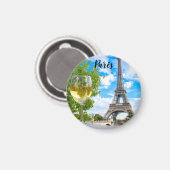 エッフェルタワーショットグラス マグネット (正面/裏面)