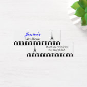 エッフェルタワーシルエットスモールラベル – ブライトブルー (デスク)