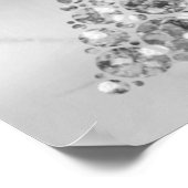 エッフェルタワーシルバーグレースワロフスキークリスタルパリ ポスター (角)