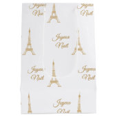 エッフェルタワージョユーノエル ミディアムペーパーバッグ (裏面)