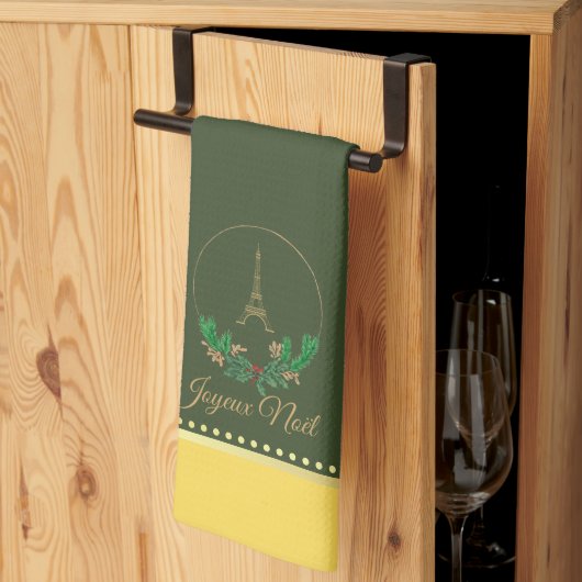 エッフェルタワージョユーノールキッチンタオル キッチンタオル (三つ折り)