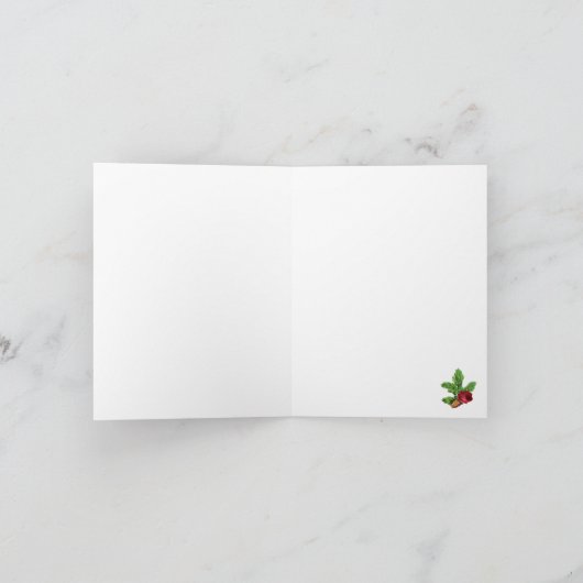 エッフェルタワージョユーノールクリスマス サンキューカード (内部)