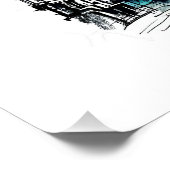 エッフェルタワースケッチプリント、ラインスケッチ、パリ ポスター (コーナー)