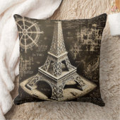 エッフェルタワースケッチ クッション (ブランケット)