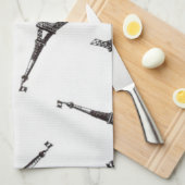 エッフェルタワーズ キッチンタオル (四つ折り)