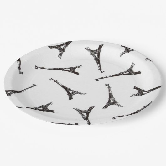 エッフェルタワーズ ペーパープレート (アングル)